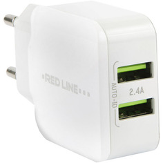 Сетевое зарядное устройство Red Line Superior Y2 2,4A Fast Charger White