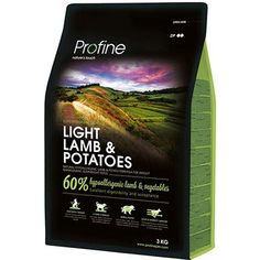 Корм для собак Profine Light при избыточном весе, ягненок, картофель, 3 кг