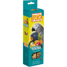 Лакомство RIO Sticks для попугаев с фруктами и ягодами 150 г