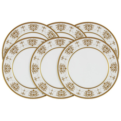 Набор обеденных тарелок Narumi Тиара голд 27 см 6 шт Наруми