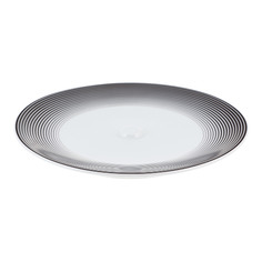 Блюдце чайное Porcelaine du reussy louna Декор linea brune