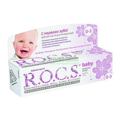 Зубная паста ROCS ДЛЯ МАЛЫШЕЙ АРОМАТ ЛИПЫ 45 ГР R.O.C.S.