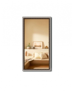 Зеркало в багетной раме Gallery 31х61 см серебро