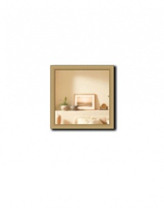Зеркало в багетной раме Gallery 31х31 см золото
