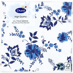 Салфетки трехслойные Duni Laura 24х24 см 20 шт