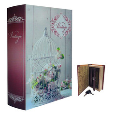 Шкатулка-сейф Винтажная клетка Феникс-Презент 17х11х5 см