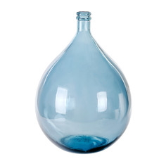 Ваза-бутыль декоративная Kaemingk 56см синий