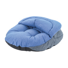 Лежанка-нора для собак colour Pretty Pet серо-голубая 45х48см