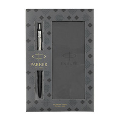 Набор Parker Jotter Core K63 (2020375) Bond Street Black CT ручка шариковая M + блокнот