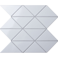 Мозаика Starmosaic Triangolo White Zip Glossy 26,25x26,25 CZG241B-B