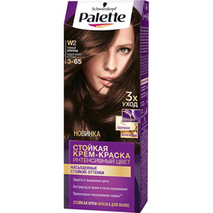 Крем-краска для волос Palette Интенсивный цвет 3-65, W2 Темный шоколад 110 мл