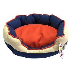 Лежак для животных Foxie Colour Овальный синий 60x50x23 см