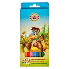 Карандаши цветные Koh-I-Noor Birds 12 цветов