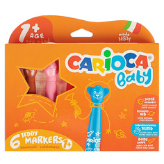 Набор фломастеров Carioca Carioca baby 6 цветов