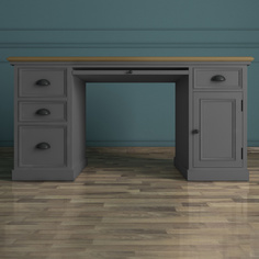 Стол рабочий Этажерка Palermo серый  PL1047G