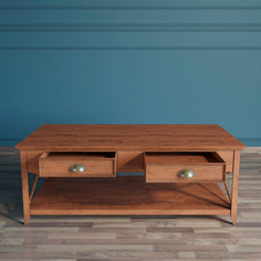 Стол журнальный Этажерка Palermo с ящиками ясень PL1017OAK