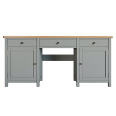 Большой рабочий стол Этажерка Jules Verne в сером цвете JV02ETGG