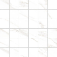Мозаика Vitra Marmori Калакатта Белый 5х5 30x30 см