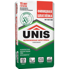 Шпатлевка Unis Финишная на гипсовой основе 20 кг