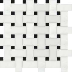 Мозаика Vitra Marmori Микс Калакатта Белый 31,5х31,5 см