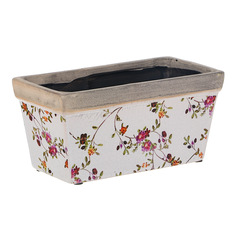 Кашпо для цветов Koopman garden flowerprint 28x10x10сm