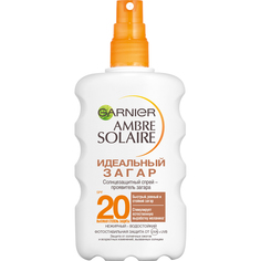 Солнцезащитный спрей-проявитель загара Garnier Ambre Solaire Идеальный загар SPF 20 200 мл