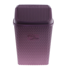 Контейнер мусорный Violet 10л с крышкой слива