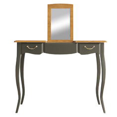 Стол туалетный Leontina с откидным зеркалом ST9309ETG/BLK Этажерка