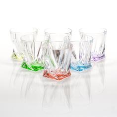 Набор бокалов Crystalite Bohemia Quadro 340 мл 6 шт