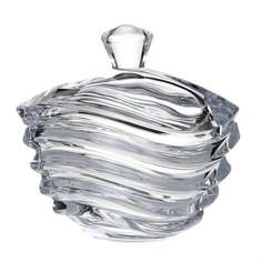 Конфетница Crystalite Bohemia Волна 17 см