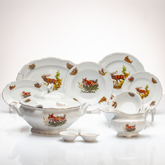 Столовый сервиз Porcelaine Czech Gold Hands на 6 персон