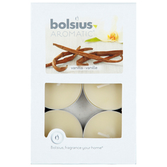 Свечи чайные Bolsius Ваниль 6 шт