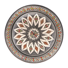 Тарелка глубокая Morocco Home серая 35 см
