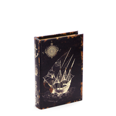 Шкатулка Glasar старые корабли 14x3.5x20см ГЛАСАР