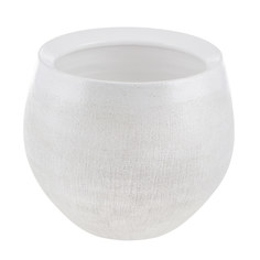 Кашпо Edelman garden douro d29см h25см белое