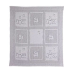 Плед MYB Squares белый