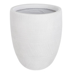 Горшок цветочный L&t pottery lантик белый d27h32