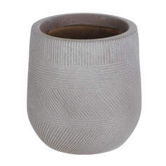 Горшок цветочный L&t pottery серо-коричневый d31.5