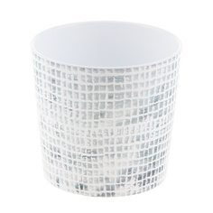 Кашпо Scheurich 870 grey pattern d11