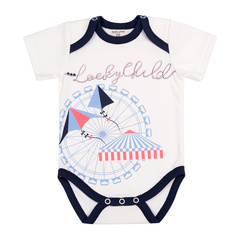 Боди Lucky Child Парк аттракционов белый 86-92