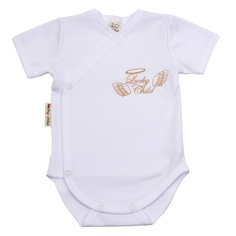 Боди Lucky Child с коротким рукавом Ангелочки белый 56-62