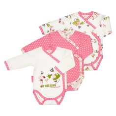 Комплект боди Маленькая садовница 3 шт 56-62 Lucky Child