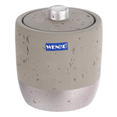 Контейнер для ватных дисков Wenko sanitary mauve серый