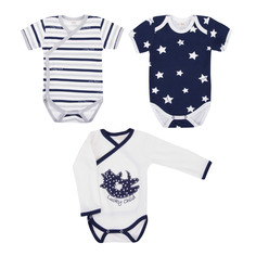 Комплект боди Lucky Child Мужички 3 шт 62-68