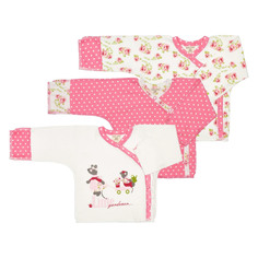 Комплект распашонок Маленькая садовница 3 шт 50-56 Lucky Child