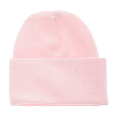 Шапочка Ажур розовая 38 Lucky Child