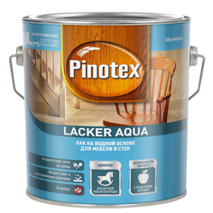 Лак Pinotex лакер аква колеруемый 10 матовый 2.7л