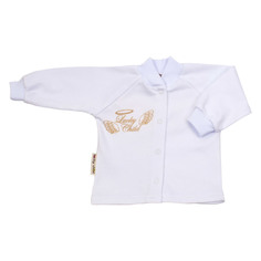 Кофточка Lucky Child Ангелочки белая 74-80