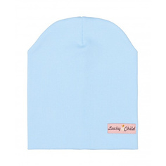 Шапка Lucky Child Осенний лес голубая 45