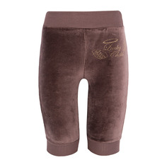 Брючки Lucky Child из велюра Ангелочки кофейные 62-68